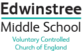 Edwinstree Church of England Middle School logo